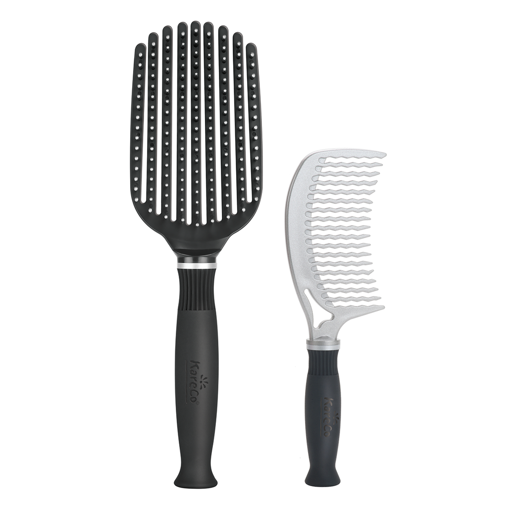 Tangle Buster® Brush +Tangle Buster® Detangling Comb "Wash Day Delight" Comb Pack